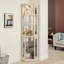 Vitrine d'angle lumineuse pour salon, objets de collection antiques, verre à vin et bar-1652228311