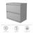 Hirsh 30'' Wide 2 -Drawer Steel File Cabinet-226937234
