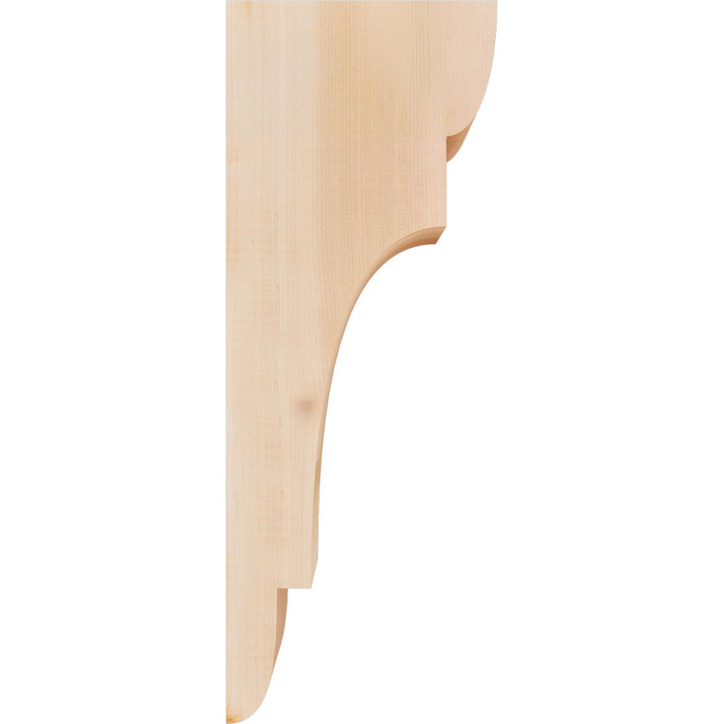 New Brighton Corbel, H 20 po x l 3,5 po x P 8 po, Cèdre rouge, Lisse