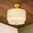 Breanna 3-Light Drum Flush Mount Ceiling Light