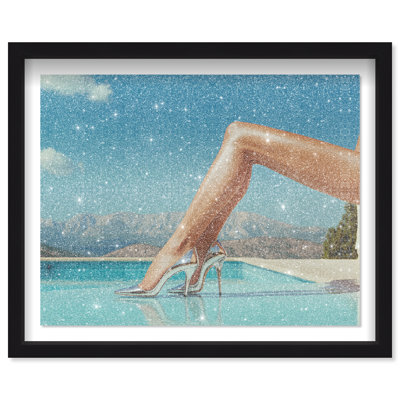 Afternoon Allure Canvas Fashion Print by Oliver Gal, Black Frame, 20 x 16
