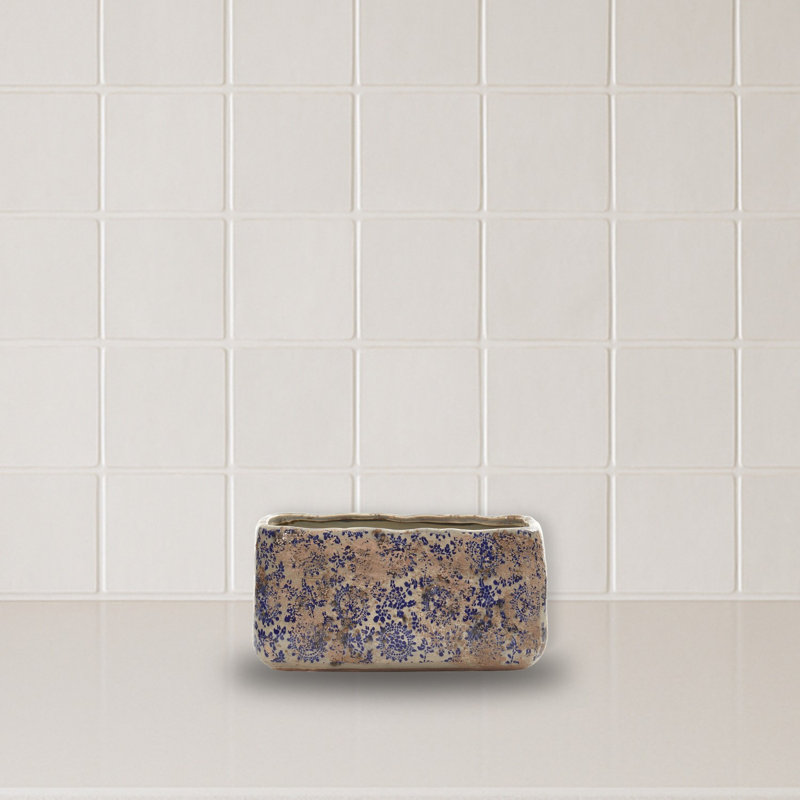 Tuscan Ceramic Rectangle Planter