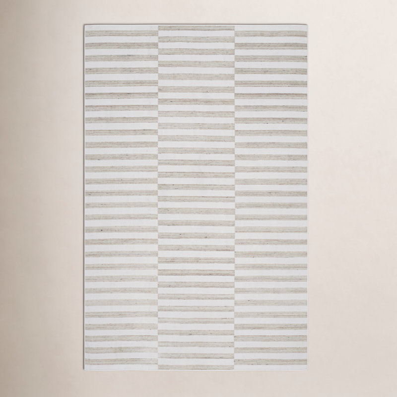 Elstone Hand-Woven Striped Rug, Runner 2'6" x 8'