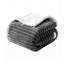 Striped Flannel & Sherpa Large Size Throw Blanket, Soft & Cozy Warm Blanket for Bed, 220 X 240CM-126596433