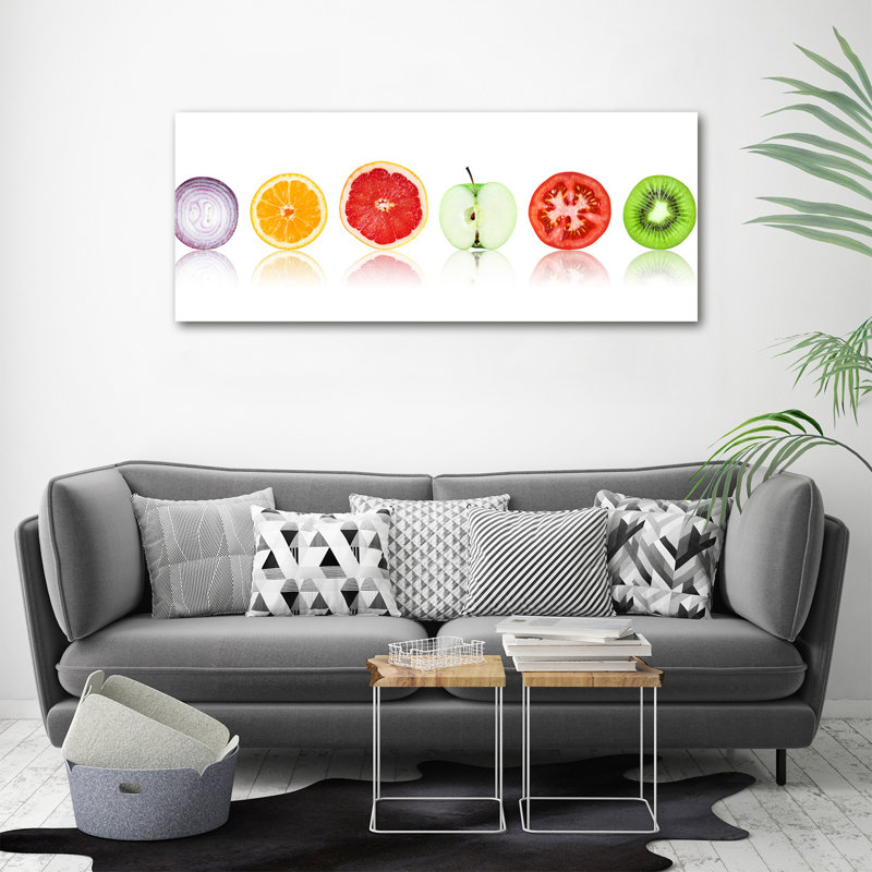 Fruits and Vegetables 1 Piece Wall Art on Canvas