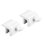 Prime-Line Sliding Window Lock, 1 in., Heavy Duty, Extruded Aluminum, White