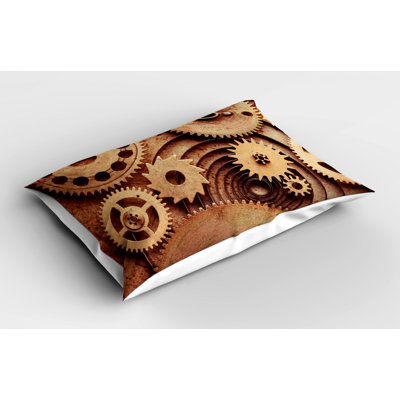 Steampunk Polyester Sham Set