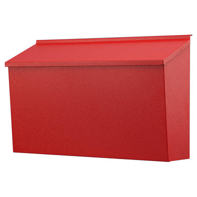 Wall-Mount Mailbox,Large Capacity Mail Box,Galvanized Steel Rust-Proof Metal Post Box,Mailboxes For Outside,15.7"X9.9"X4.9"