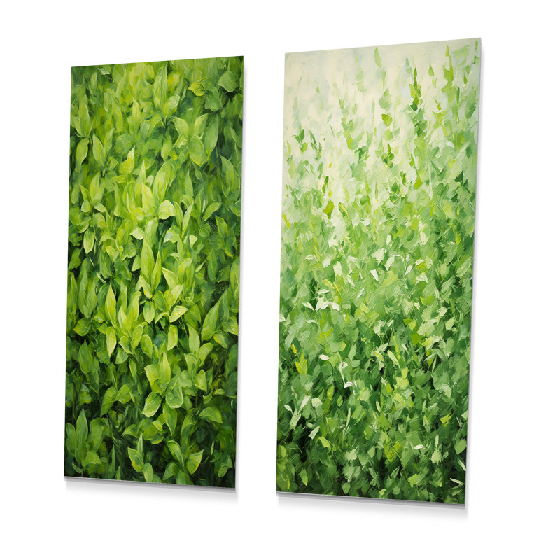 Herbes Thym Passage I - ensemble de 3 reproductions d'art en métal Herbs, H 28 po x l 24 po