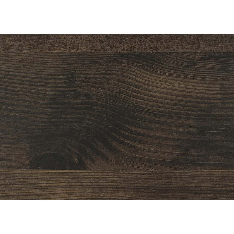 Table de chevet 1 pièce Rustic Brown Finish Brown
