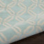 Tapis géométrique turquoise / turquoise Garnier-364891919