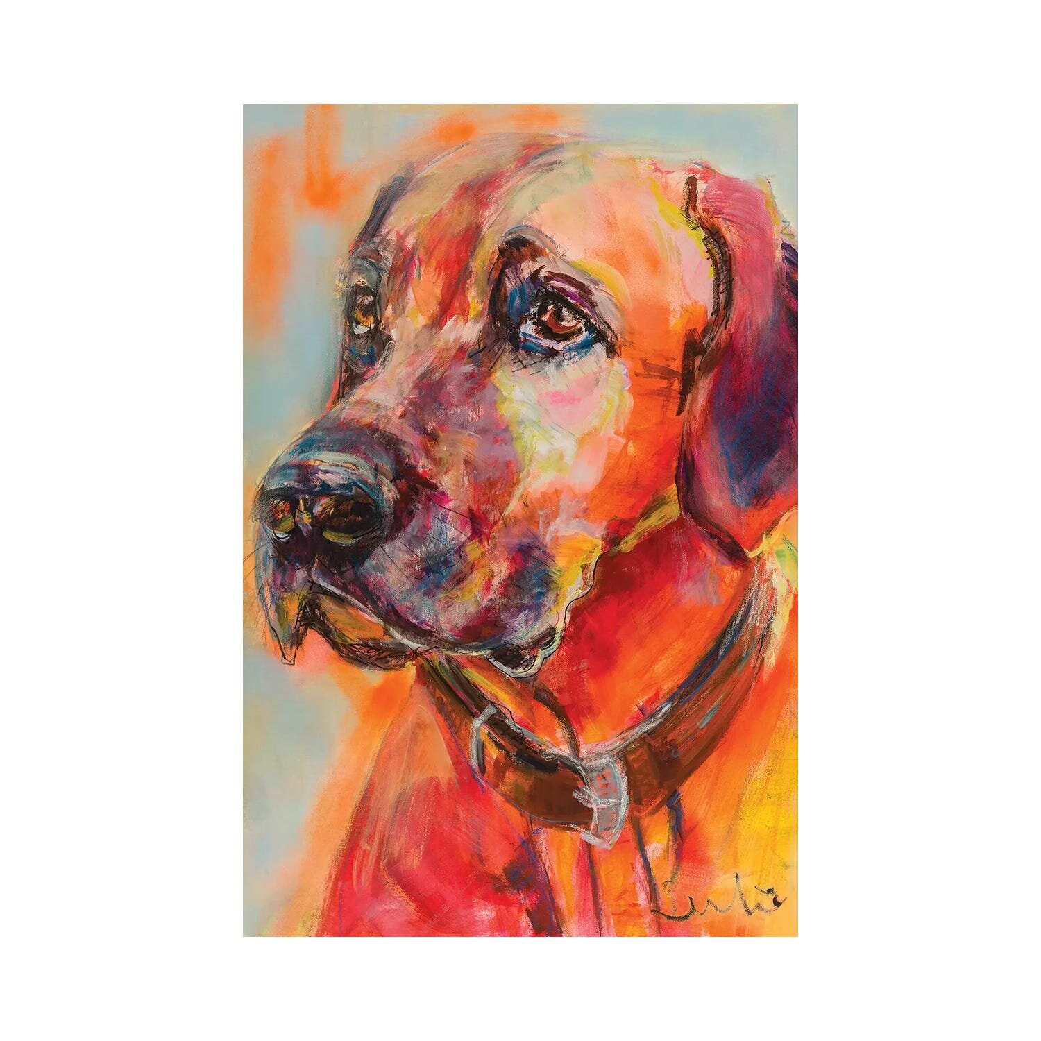 Rhodesian ridgeback hot sale painting