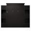 Queen Size Murphy Bed with LED Lighting and Built-In Storage Shelves, Black