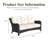 LayinSun Outdoor Wicker 3-seat Sofa, Patio Rattan Couch with 6-Inch Thick Cushions-1614245686-1614245675