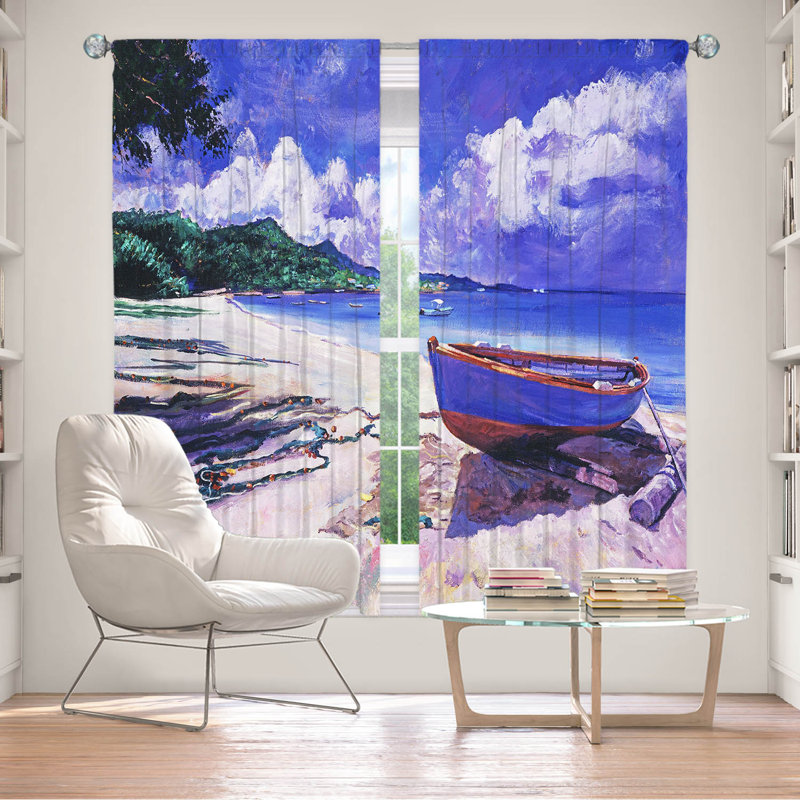 Rideau simple obscurcissant avec passe-tringle Delaughter, L 40 po x L 82 po