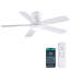 Ventilateur de plafond encastré avec lumières DEL et télécommande-869371791-869371889