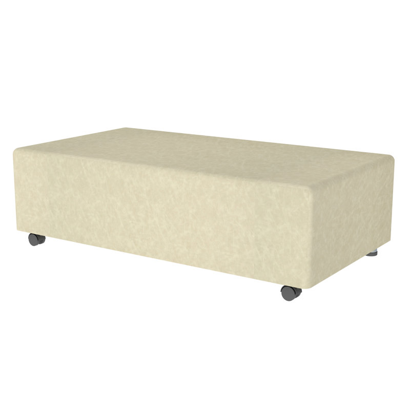 Repose-pieds mobile rectangulaire Pro Series, Amande
