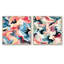 Crockrell - ensemble de 2 collages carrés abstraits-101843605-101843606