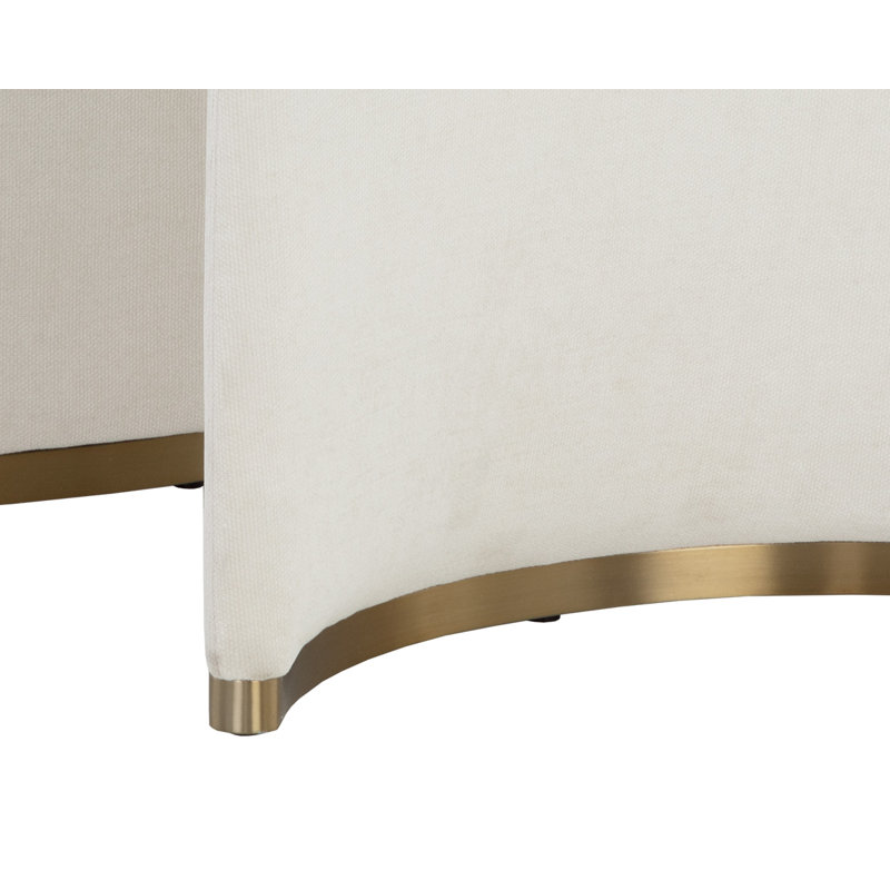 Iluka Upholstered Dining Chair, Cream