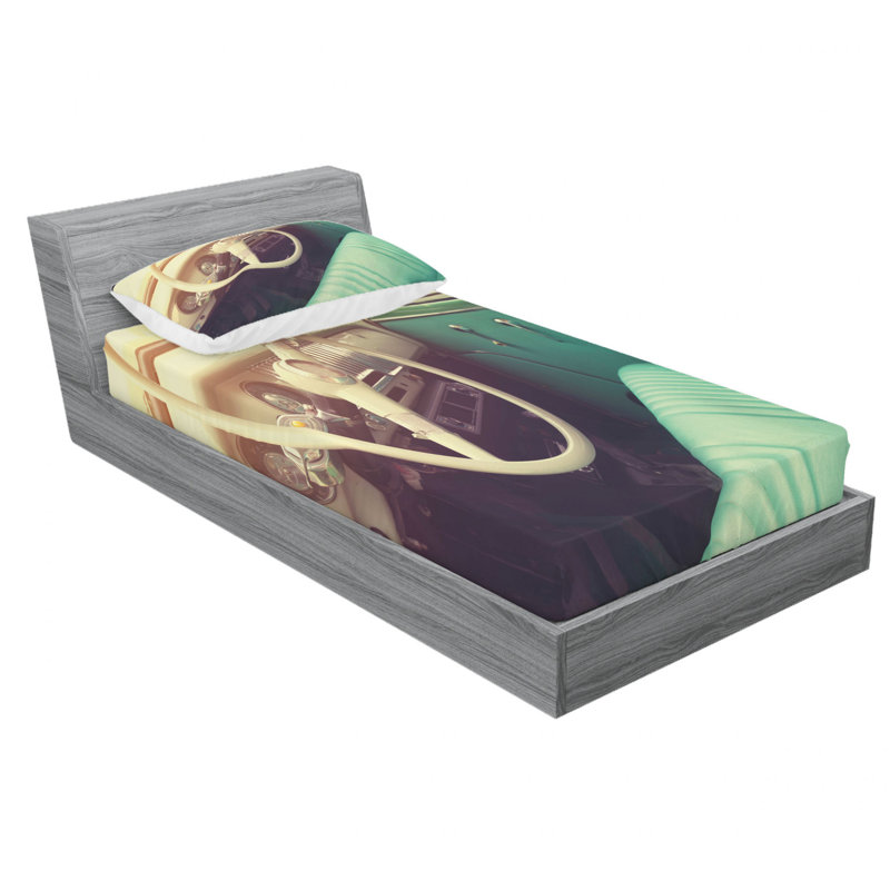 Microfiber Sheet Set, Twin XL Sheet Set with Fitted Sheet