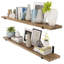 Tablette en bois massif 2 pièces Treston