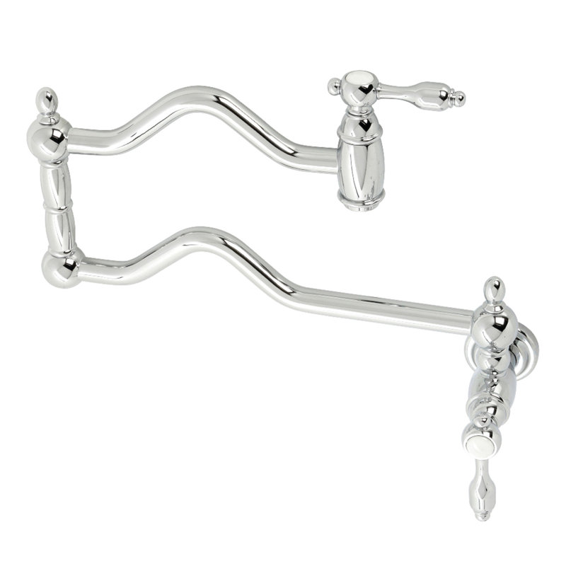 Robinet remplisseur Tudor avec accessoires, Chrome poli