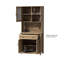 Armoire de bar moderne à double porte de grange avec porte-gobelet Modern Farmhouse