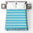 Blue White Stripes Quilted Bedspread All Sizes-128741725