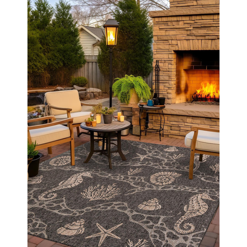 Tapis contemporain Contemporary Aycan, Carré 7 pi 10 po