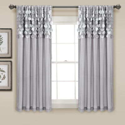 Paire de rideaux semi-transparents Lush Decor