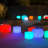 Angelette LED Lighted Cocktail Table, 16 Colours Pub Table with Remote, Rechargeable Party Bar Table