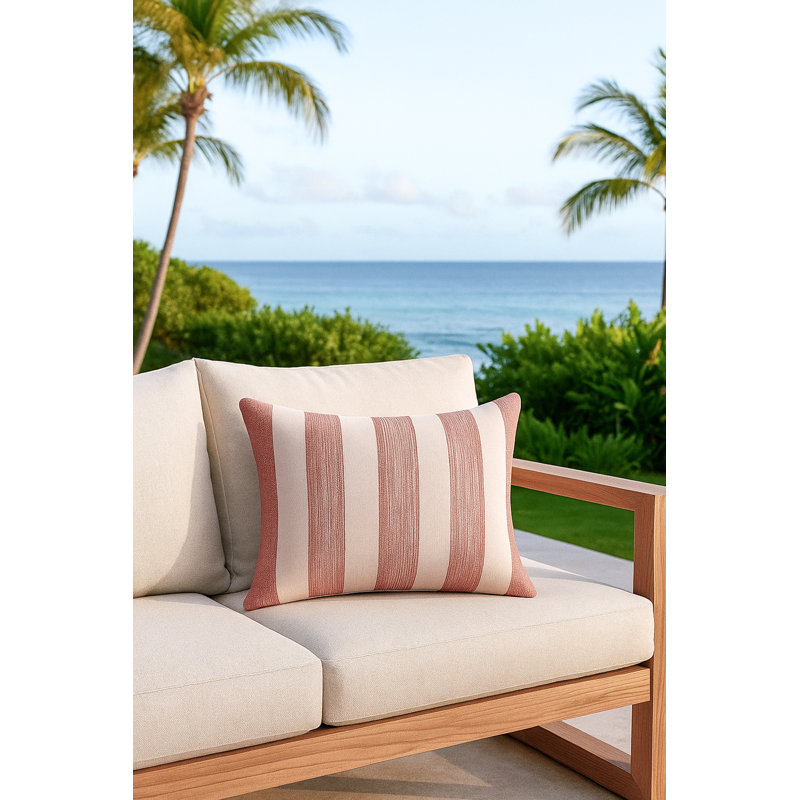 Outdoor Living Pillow Cover, Light Copper, Rectangular 14" H x 20" W