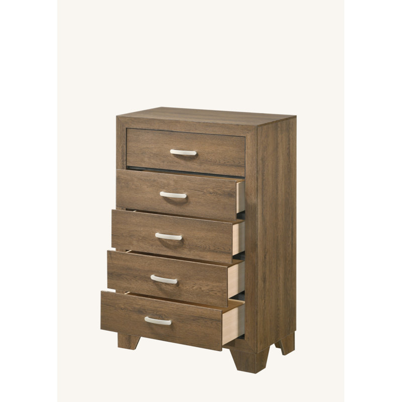 Commode à finition chêne Miquell