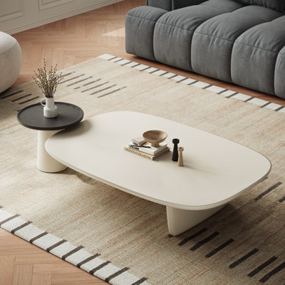 Modern minimalist wooden coffee table.
