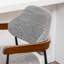 Tabouret de comptoir rembourré avec accoudoirs Devane-123161713