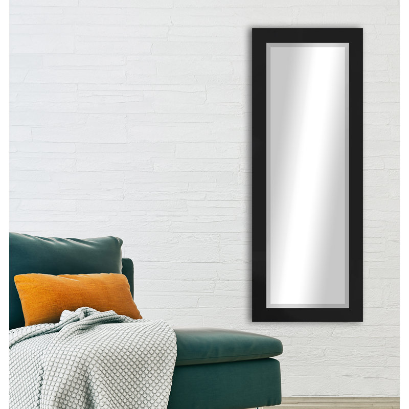 Miroir pleine grandeur Tacony, H 59 po x l 20 po, Noir