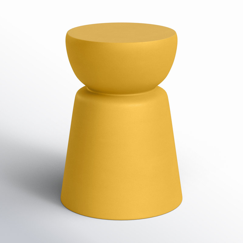 Ashlynn Concrete Outdoor Side Table
