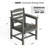 24 In. HDPE Patio Dining Chair-1783736152
