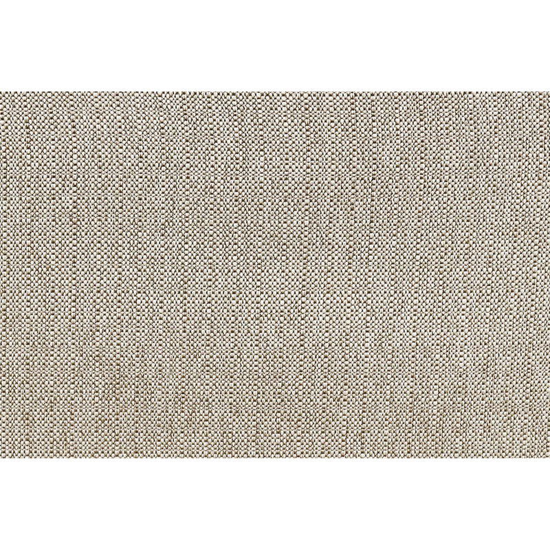 Beige moderne pour la maison - 2 pièces, structure en pin massif, base en contreplaqué, tissu en polyfibre, accoudoirs évasés, 4 sièges contemporains brillants avec coussins, pieds en bois