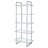 Colfax Clear 5-shelf Bookshelf