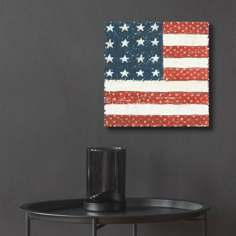 «Augusta Americana Quilt 4» par August Carter, H 12 po x l 12 po x P 0,13 po