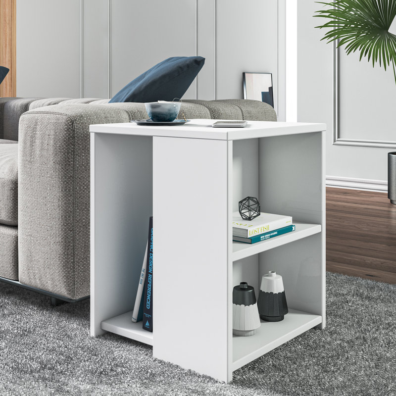 Table d'appoint Rome, Blanc