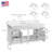 Concord 61 Inch Bathroom Vanity with Cultured Marble Top, Assembled, White