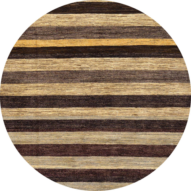 Tapis abstrait moderne 115, Rond 5 pi