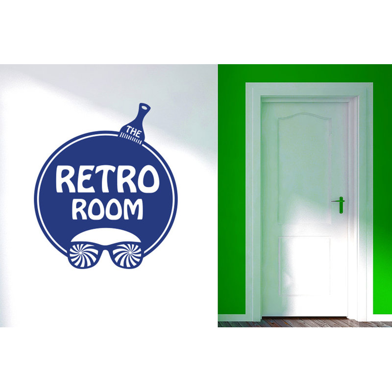 Wall Decal, Dark Blue, Medium