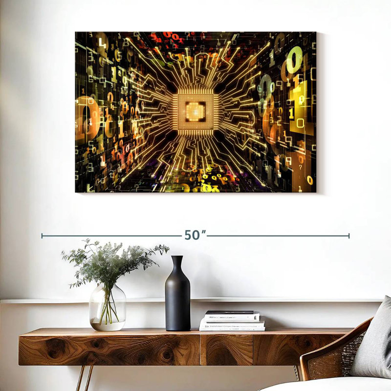 Keiri Cyber Computer CPU, 26" H x 39" W