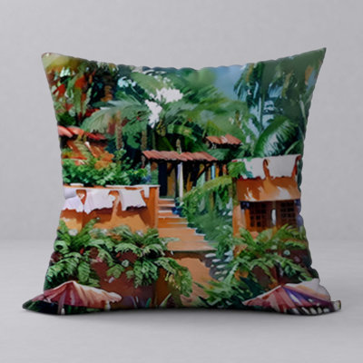 Reversible Throw Pillow