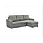 Canapé-lit modulaire convertible en forme de L, mobilier d'appoint élégant, canapé-lit escamotable pour petits espaces et salons