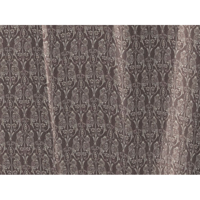 Wybron Little Parrot Slot Top Opaque Curtain, 145 W x 225 D cm, Saddle Brown/Beige