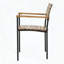 Chaises de salle à manger en bois et métal, ensemble de 2
